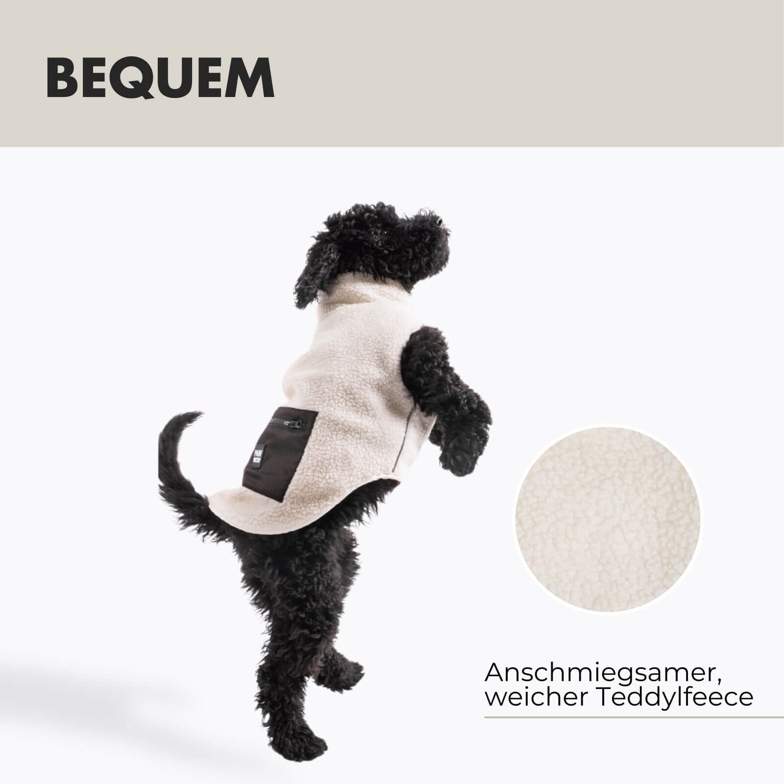 Hundejacke MIKA Beige