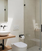 Toilettenpapierhalter ohne Bohren mit Ablage ORBI