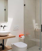 Toilettenpapierhalter ohne Bohren mit Ablage ORBI