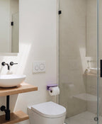 Toilettenpapierhalter ohne Bohren mit Ablage ORBI