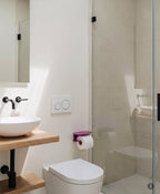 Toilettenpapierhalter ohne Bohren mit Ablage ORBI