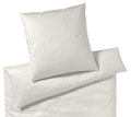 elegante Solid Kopfkissenbezug – feiner Mako-Satin