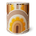 HKliving Motif Lampenschirm – Leinen, Ø 37,5 cm