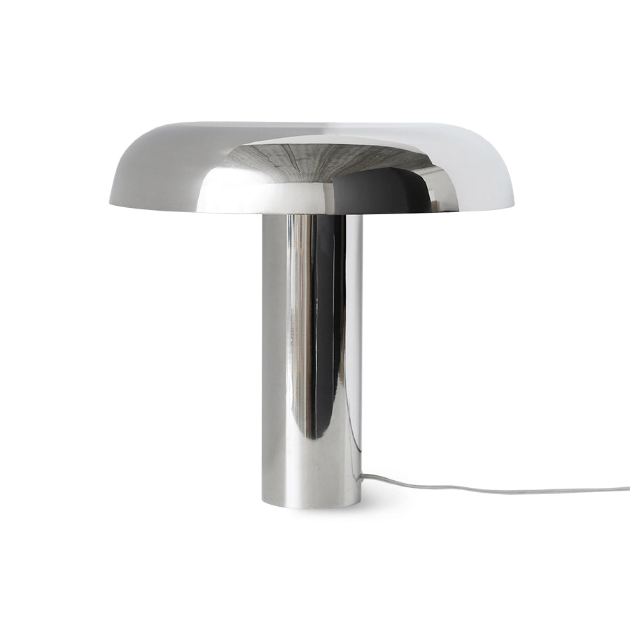 HKliving Mushroom Tischleuchte - Stahl verchromt