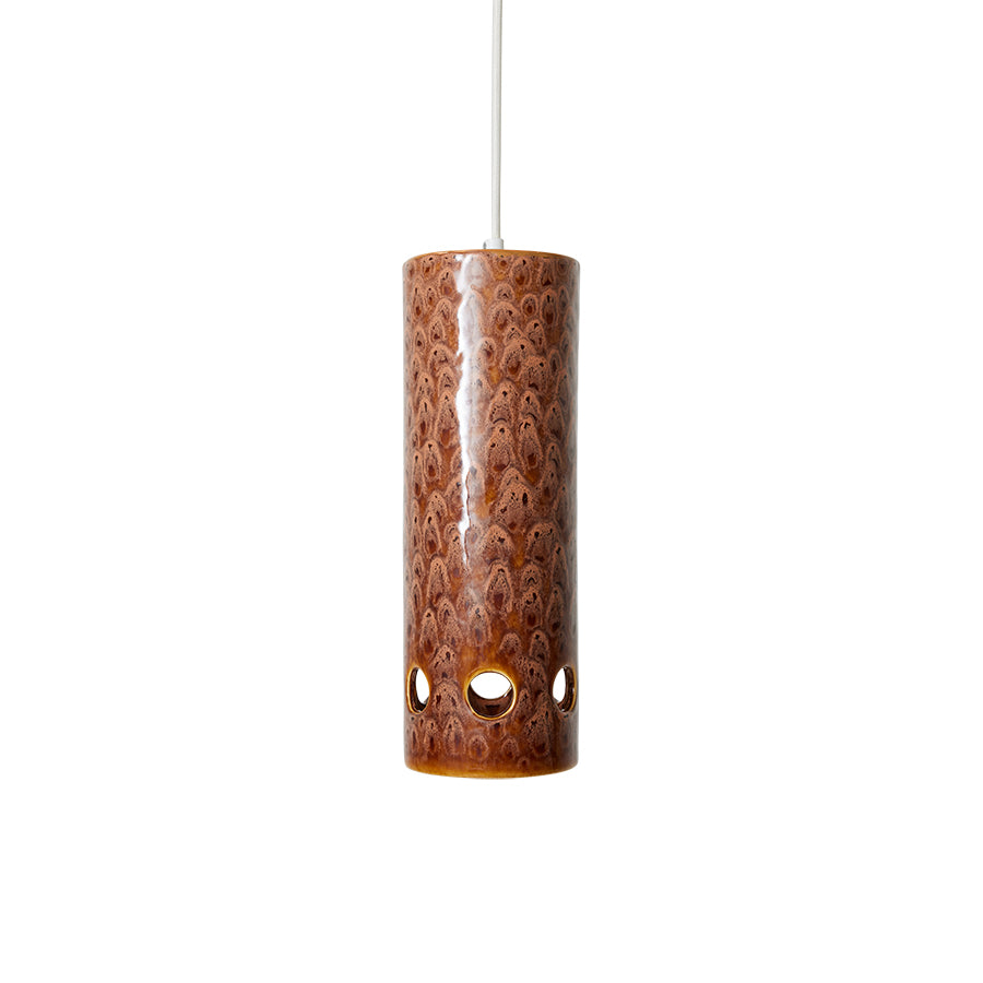 HKliving Keramik-Hängeleuchte Rosewood – Stoneware Pendellampe