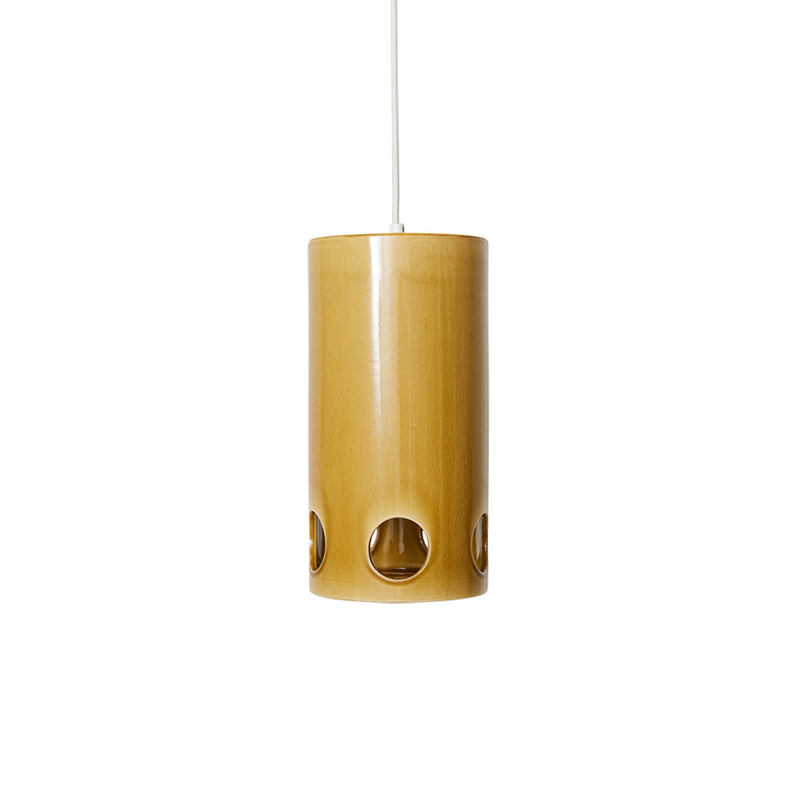 HKliving Keramik-Hängeleuchte Rosewood – Stoneware Pendellampe