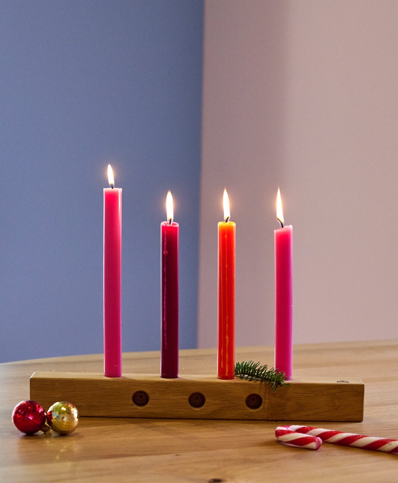 Adventskranz Holz - Kerzenständer KAWENTSKRANZ