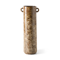 HKLiving Vase long reactive brown