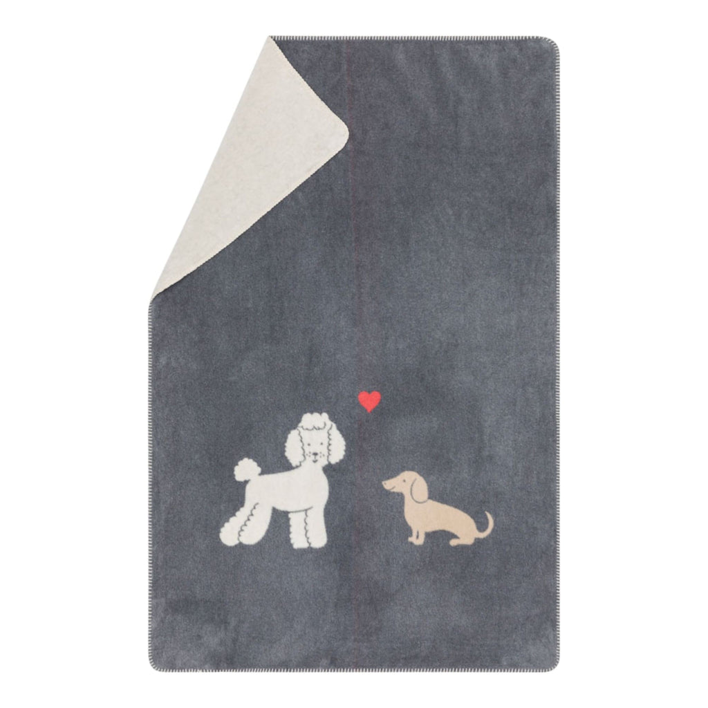 David Fussenegger MILA Dackel und Pudel Babydecke – Wolle