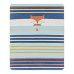 David Fussenegger JUWEL Fuchs Multistreifen Babydecke – Wolle