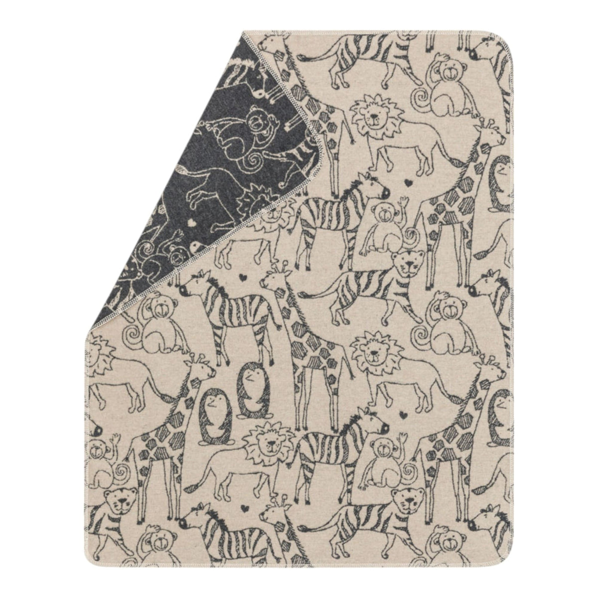 David Fussenegger KIDS JUWEL Safari Babydecke – Wolle