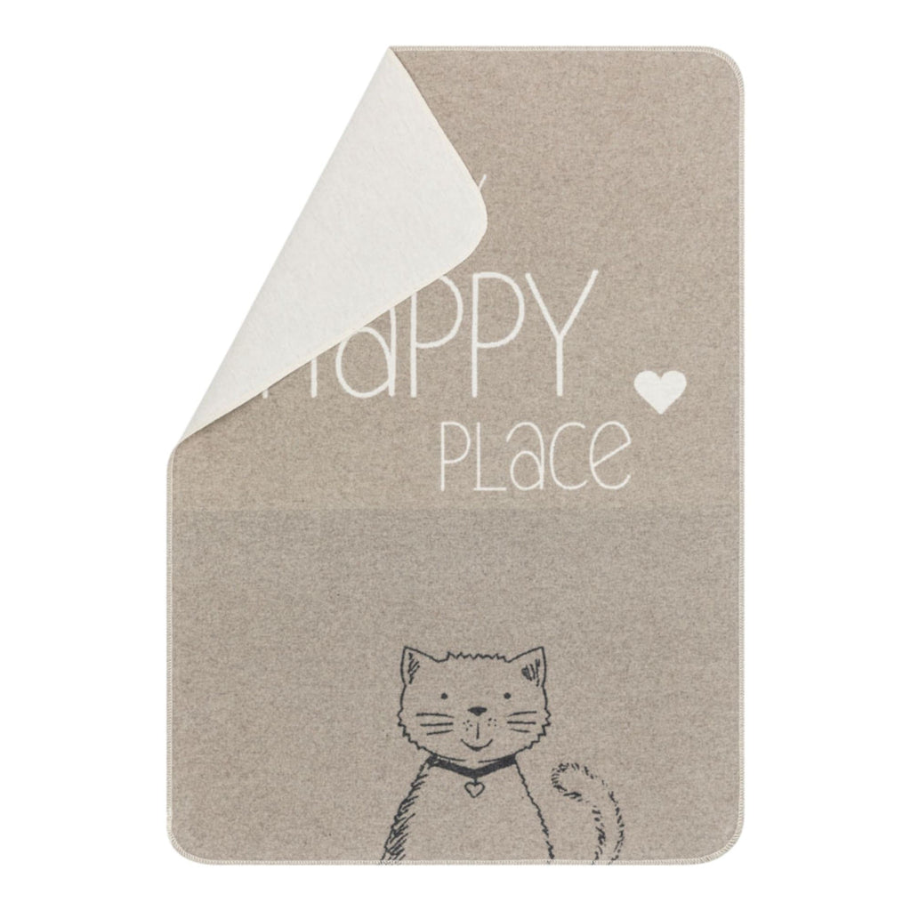David Fussenegger PETS My Happy Place Katze Haustierdecke – Wolle