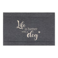 David Fussenegger DOG & CAT Life is better Hundematte – Wolle