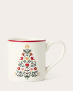 Lexington Weihnachtsbaummotiv Mini Steingutbecher 2er Set