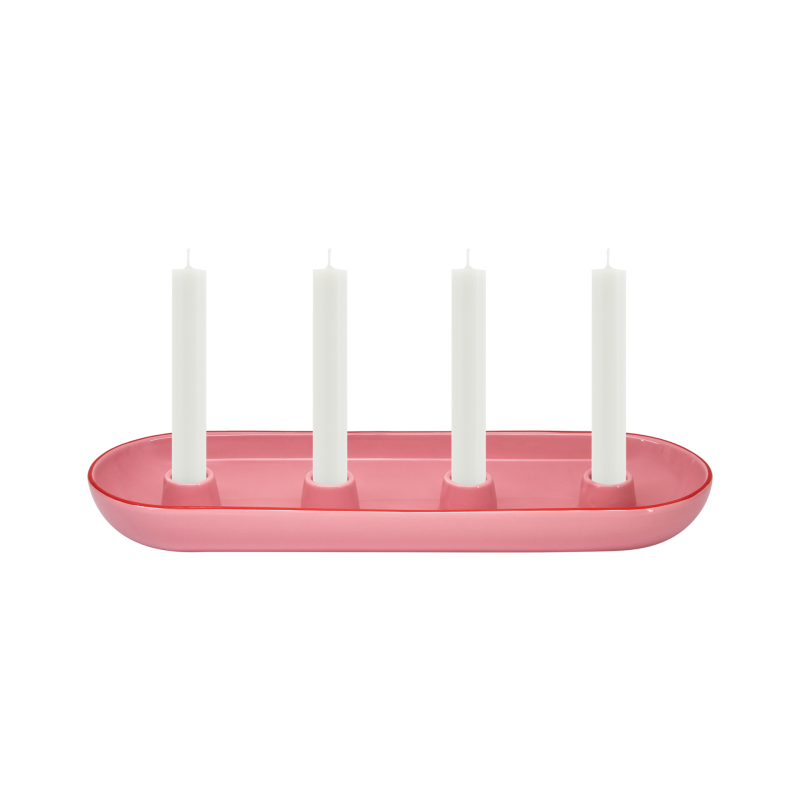 Remember Lucia Adventskranzschale oval