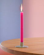 Kerzenständer | Kerzenhalter für Stabkerzen ORBI Grau + Kerze