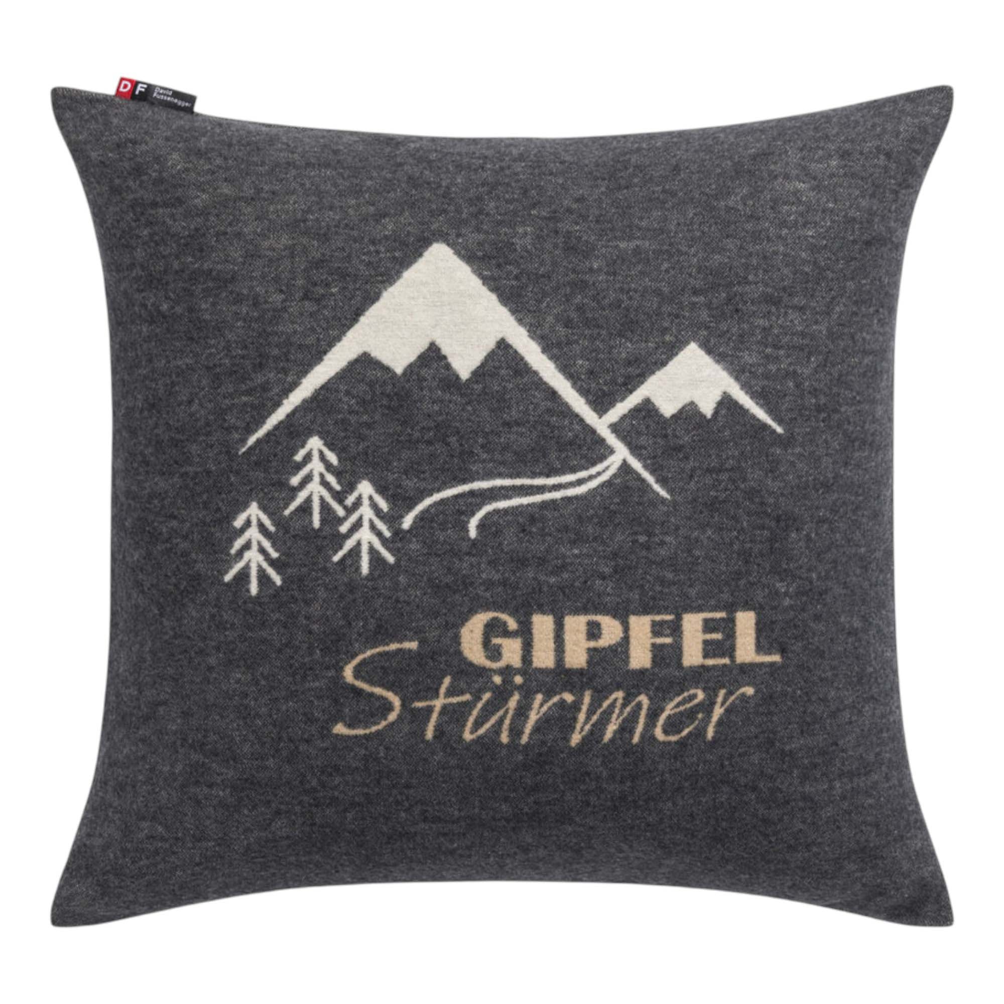 David Fussenegger SILVRETTA Gipfelstürmer Kissenhülle – Wolle