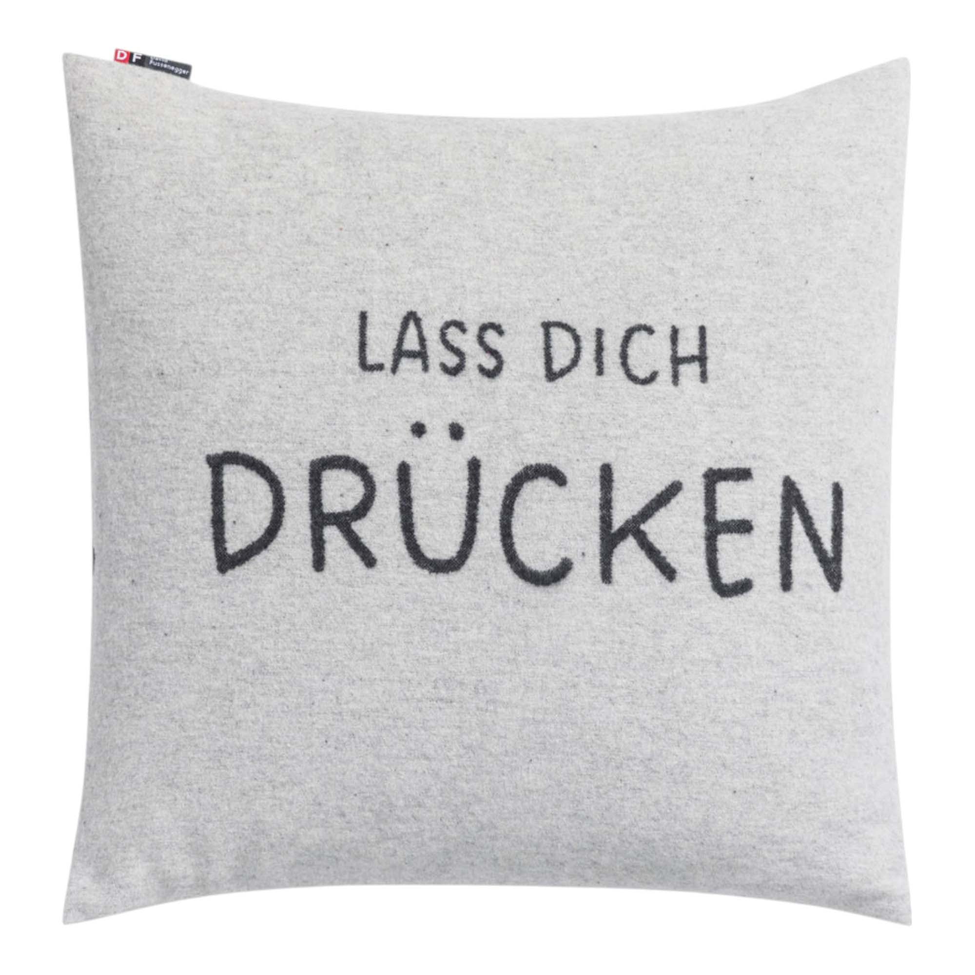 David Fussenegger Lass dich drücken Kissenhülle