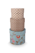 PiP Studio Set/3 Schachtel Rund Blooming Tales