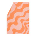 David Fussenegger SILVRETTA Retro Waves Flanelldecke aus Baumwolle