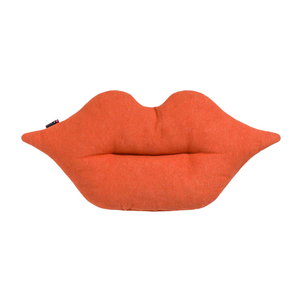 David Fussenegger SILVRETTA Lips Kissen 35x80 cm – Wolle