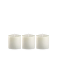 blomus VALOA Ylang-Ylang Nachfüllkerzen – Sojawachs, 3er Set