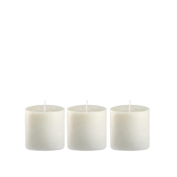 blomus VALOA Ylang-Ylang Nachfüllkerzen – Sojawachs, 3er Set