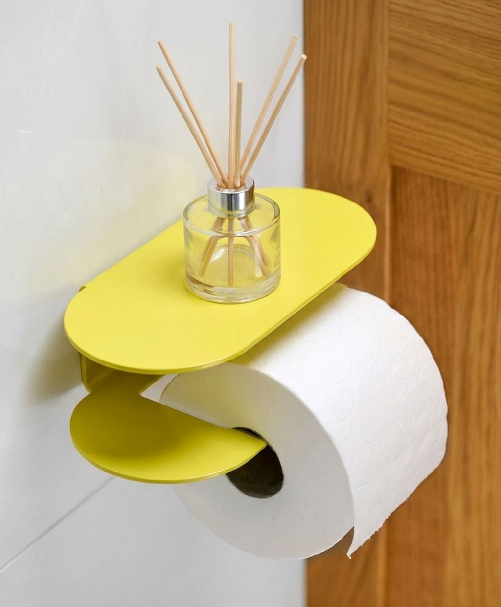 Toilettenpapierhalter ohne Bohren mit Ablage ORBI