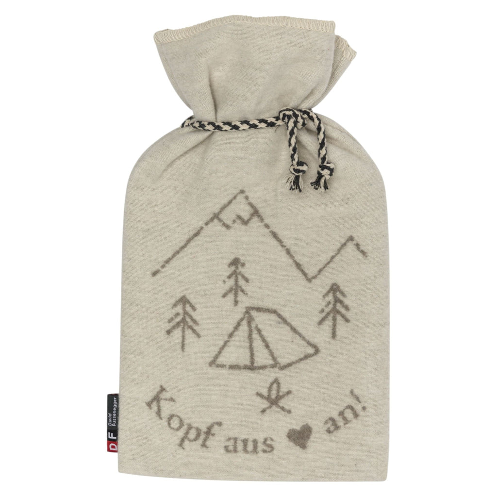 David Fussenegger SILVRETTA Kopf aus Wärmflasche aus Baumwolle